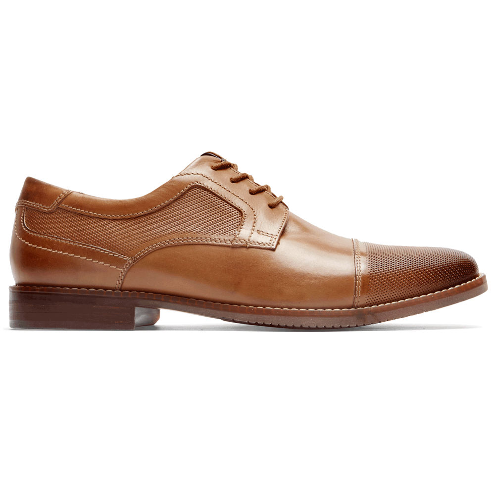 Rockport Snøre Sko Herre Brune - Style Purpose Cap Toe Blucher - EPZA14586